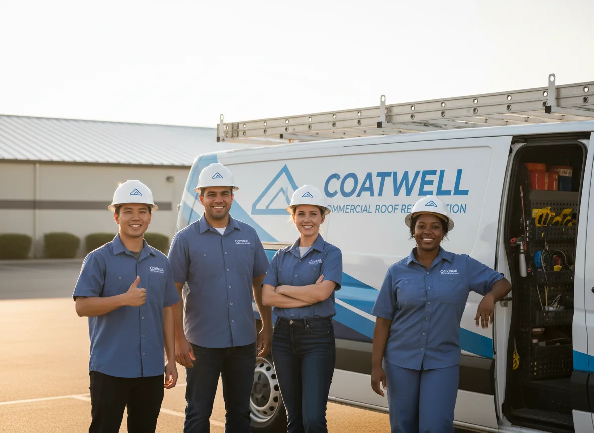 Commercial roof coating company in Oglesby, TX